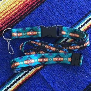 Native Print Lanyard
